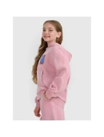 Dívčí mikina s kapucí model 21868360 - 4F