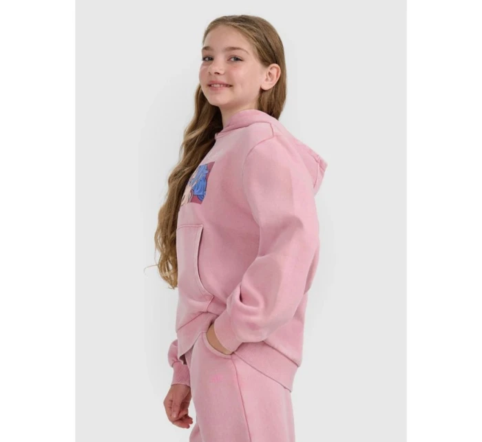 Dívčí mikina s kapucí model 21868360 - 4F
