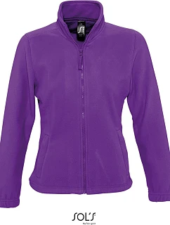 SOL'S North Women Dámská fleecová bunda 25.5450 dark purple