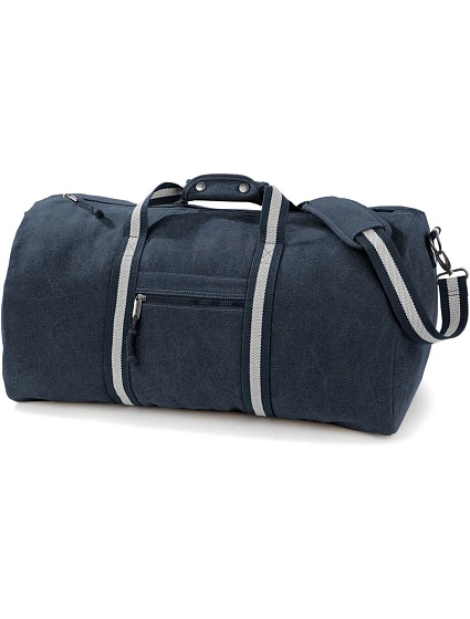 Quadra QD 613 Vintage plátěná cestovní taška 51.D613 vintage oxford navy Quadra QD 613 Vintage plátěná cestovní taška 51.D613 vintage oxford navy