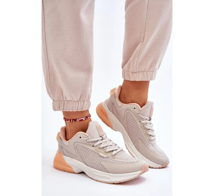 Pohodlné sportovní boty Memory Foam System Big Star model 21611874 Béžove - Big Star Shoes Pohodlné sportovní boty Memory Foam System Big Star model 21611874 Béžove - Big Star Shoes