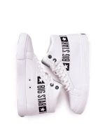 Pánské Tenisky Big Star Vysoké Bílé EE174340 Pánské Tenisky Big Star Vysoké Bílé EE174340