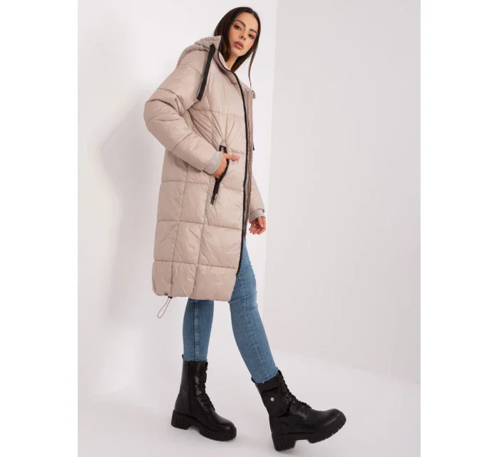 Kabát D50048X44518B3 béžový