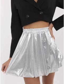 Spódnica MI SD model 20961854 srebrny - FPrice