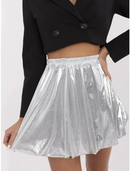 Spódnica MI SD model 20961854 srebrny - FPrice