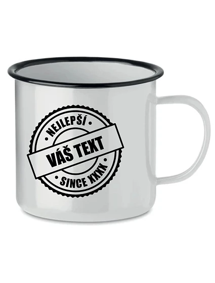 Personalizovaný retro plecháček - nejlepší xx SINCE xx