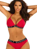 Dvoudílné dámské plavky MIAMI 1 S555 červené - Self