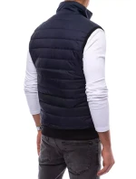 Pánská prošívaná tmavě modrá vesta FashionStreet TX4020 Pánská prošívaná tmavě modrá vesta FashionStreet TX4020