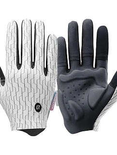 Rockbros plné sportovní rukavice pro jaro/léto velikost XL - bílé a černé
