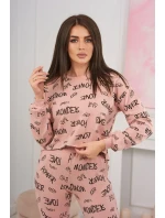 Statement set tmavě pudrově růžový Statement set tmavě pudrově růžový