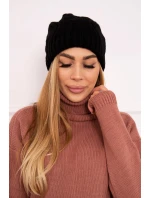 Fleecová čepice Sylwia K244 černá