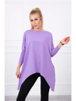 Oversize halenka fialová