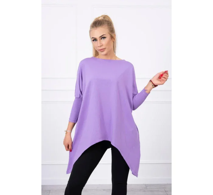 Oversize halenka fialová
