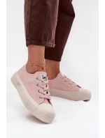 Dámské tenisky na platformě LEE ISLA C WOMEN LOW 50253001.78E Růžové