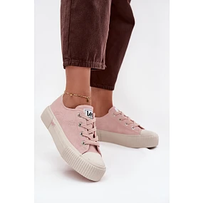 Dámské tenisky na platformě LEE ISLA C WOMEN LOW 50253001.78E Růžové Dámské tenisky na platformě LEE ISLA C WOMEN LOW 50253001.78E Růžové