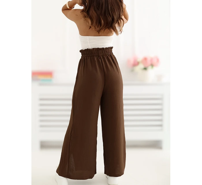 Spodnie CS SP model 22099801 ciemny brązowy - FPrice Spodnie CS SP model 22099801 ciemny brązowy - FPrice