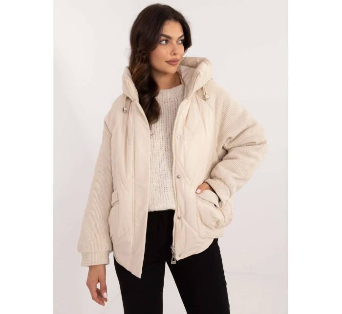 Bunda MBM KR AJ218 003.16P světle béžová Bunda MBM KR AJ218 003.16P světle béžová
