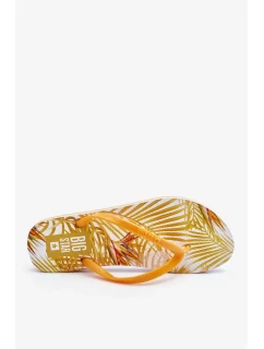 Dámské módní žabky Big Star LL274819 žluté