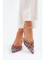 Dámské lodičky na jehlovém podpatku Zlatá mix barev  Shoes model 21418395 - Inello