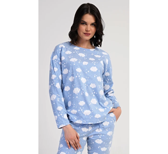 Dámské pyžamo dlouhé Obláček Dámské pyžamo dlouhé Obláček
