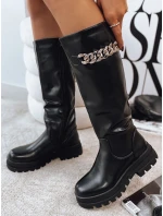 Dámské kozačky black Dstreet model 21972006 - FashionStreet