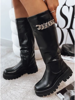 Dámské kozačky black Dstreet model 21972006 - FashionStreet