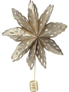 VÁNOČNÍ STROMEČEK HVĚZDA TIP 30CM PAPÍR ZLATÝ