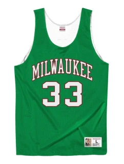 Mitchell & Ness Tank Milwaukee Bucks Kareem Abdul-Jabbar pánské oboustranné tričko pánské