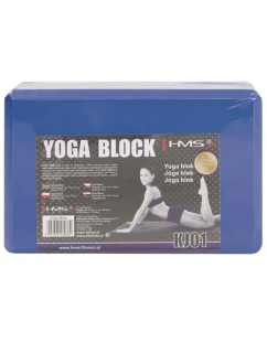 Blok na jógu modrý HMS KJ01