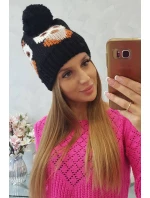 Dámská čepice Owl K340 černá