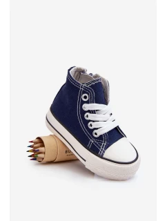 Dětské Vysoké Tenisky námořnická modrá Filemon