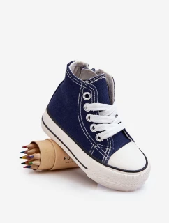 Dětské Vysoké Tenisky námořnická modrá Filemon