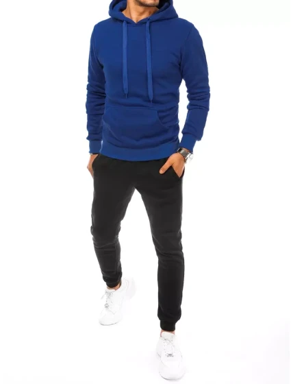 FashionStreet pánská modročerná tepláková souprava AX0637
