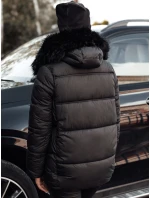 dámská zimní prošívaná bunda s kapucí černá Dstreet model 21981004 - FashionStreet