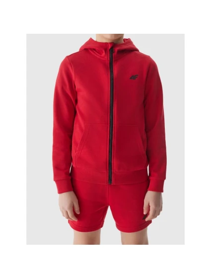 Chlapecká mikina na zip s kapucí 4F Junior Chlapecká mikina na zip s kapucí 4F Junior
