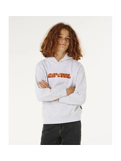 Chlapecká mikina RIP CURL Eternal Shred Logo Hood-Boy, šedá