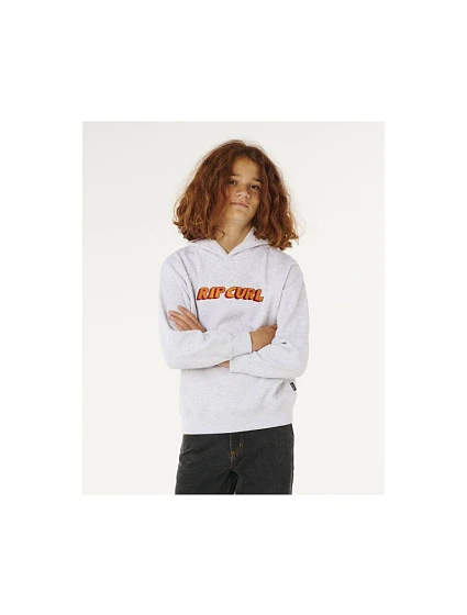 Chlapecká mikina RIP CURL Eternal Shred Logo Hood-Boy, šedá Chlapecká mikina RIP CURL Eternal Shred Logo Hood-Boy, šedá