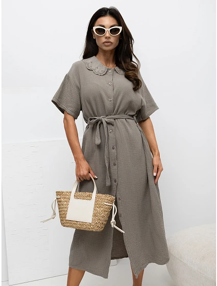 Šaty MI SK 3426.91 tmavě lila