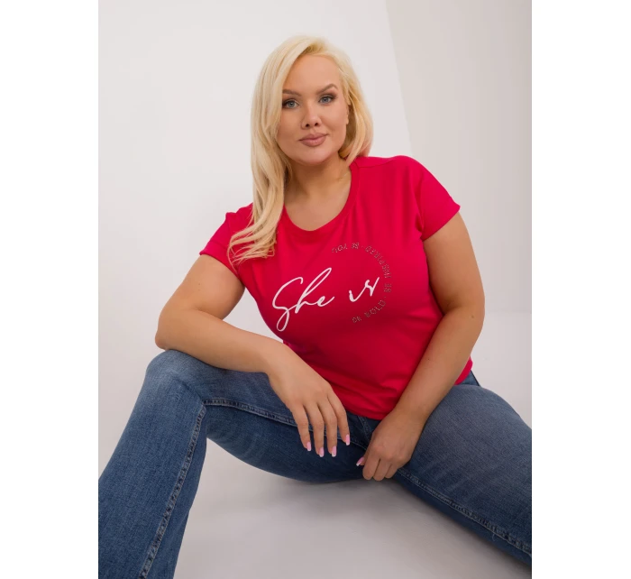 T shirt RV TS 9476.25 czerwony