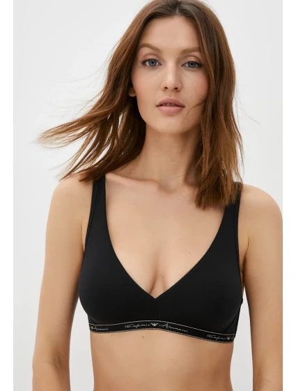 Dámská sportovní podprsenka - 164481 1A223 - 00020 - černá - Emporio Armani Dámská sportovní podprsenka - 164481 1A223 - 00020 - černá - Emporio Armani