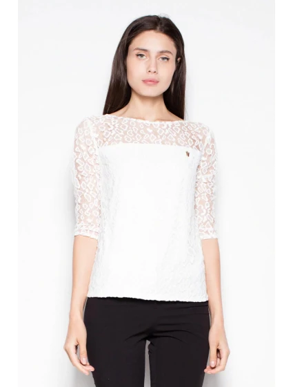 Dámská halenka model 18549817 ecru - Venaton