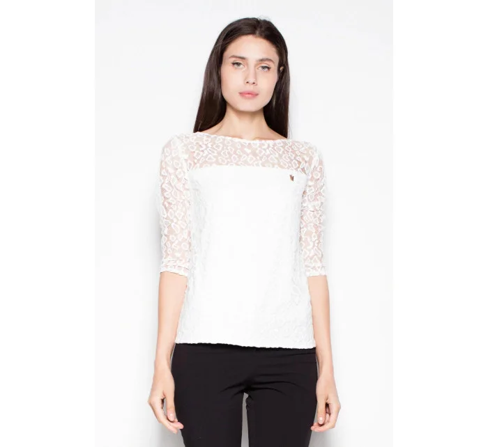 Dámská halenka model 18549817 ecru - Venaton