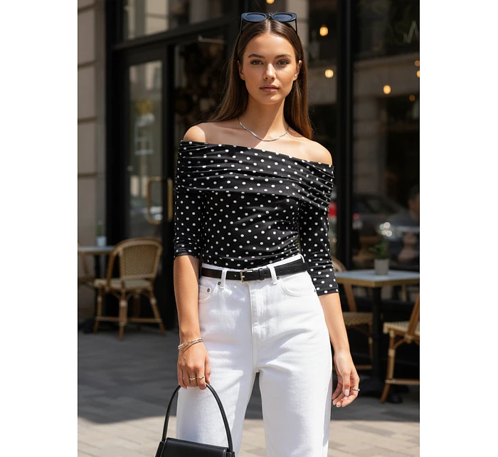 dámská pruhovaná halenka černá Dstreet model 21976246 - FashionStreet dámská pruhovaná halenka černá Dstreet model 21976246 - FashionStreet