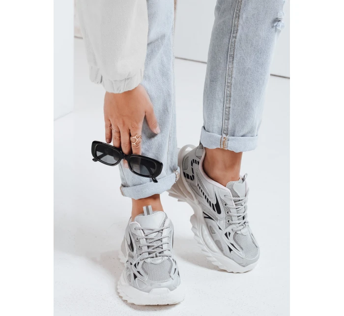 Dámské sportovní tenisky BLAZERO silver FashionStreet ZY1015