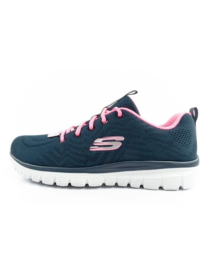 buty damskie sportowe wygodne lekkie granatowe dámské model 21361051 - Skechers buty damskie sportowe wygodne lekkie granatowe dámské model 21361051 - Skechers