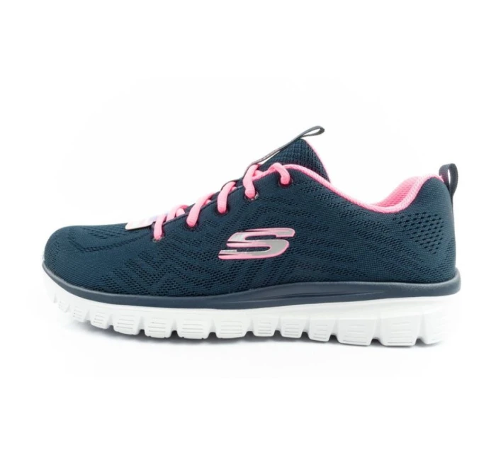 Skechers Graceful-Get dámské sportovní boty pohodlné lehké prodyšné tmavě modré dámské