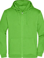 Daiber JN 756 Pánská mikina s kapucí 02.0756 lime green
