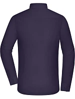Daiber JN 1372 Popelínová košile slim fit s dlouhým rukávem 02.1372 deep purple