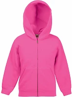 Fruit of the Loom Classic Kids Sweat Jacket Dětská mikina s kapucí 16.2045 fuchsia Fruit of the Loom Classic Kids Sweat Jacket Dětská mikina s kapucí 16.2045 fuchsia