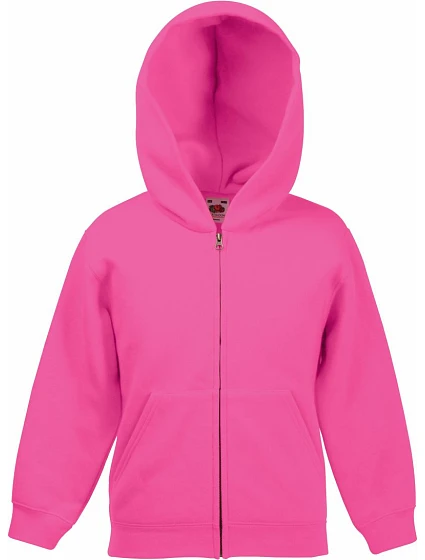 Fruit of the Loom Classic Kids Sweat Jacket Dětská mikina s kapucí 16.2045 fuchsia Fruit of the Loom Classic Kids Sweat Jacket Dětská mikina s kapucí 16.2045 fuchsia